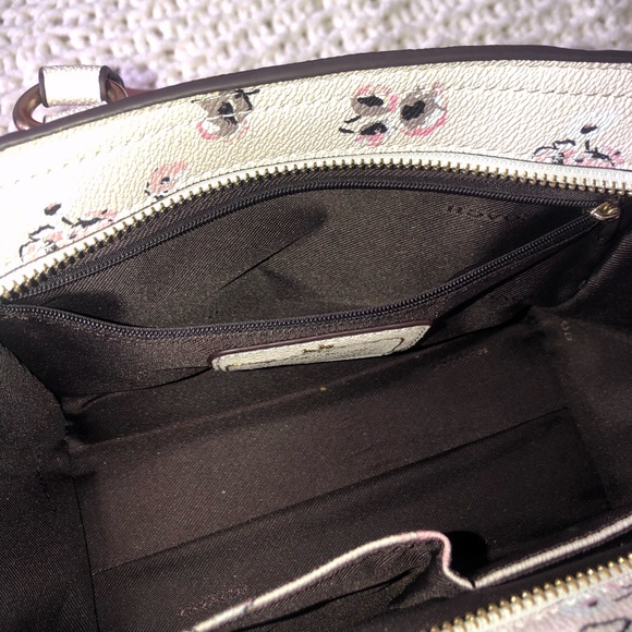 Coach floral print medium purse (w/ a strap) - Picture 7 of 8